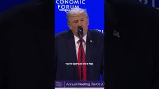 Trump mocks Macron’s sunglasses in Davos speech