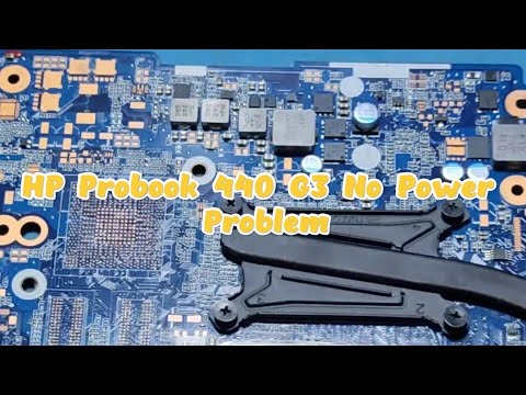 HP Probook 440 G3 not turning on problem?  #hp #laptoprepair #hplaptop