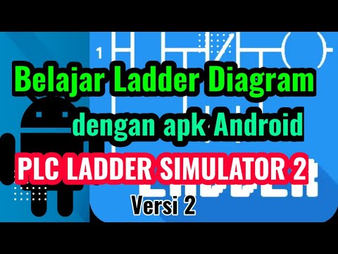 PLC Ladder Simulator 2. Counter Versi 2 dengan apk Android.