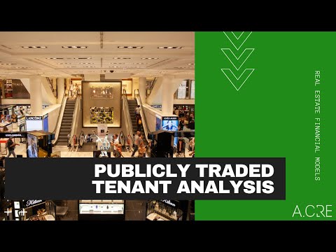 Publicly Traded Tenant Analysis Tool