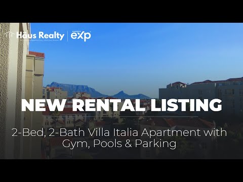 2-Bed, 2-Bath Villa Italia Apartment with Gym, Pools & Parking