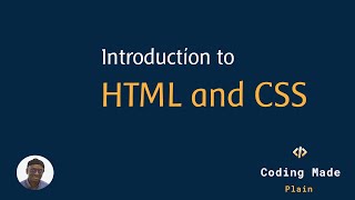 HTML and CSS Introduction