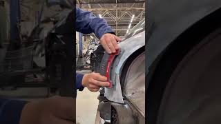 car body sanding process #shorts