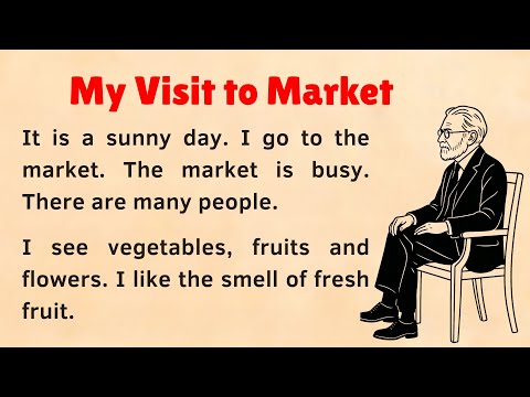 A Day at the Market: Simple English Story for Beginners || Improve Your English