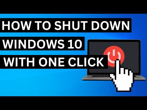 How to Shutdown Windows 10 With Just One Click
