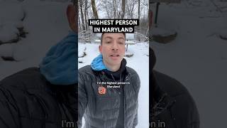 Highest person in Maryland #maryland #high #dog #highpoint #elevation