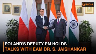 Poland's Deputy PM holds talks with EAM Dr. S. Jaishankar