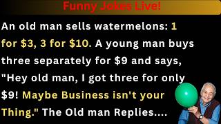 Watermelon Seller Outsmarts Customer 😂 | Funny Smart Business Joke