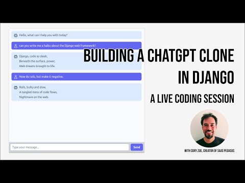 Building a ChatGPT Clone in Django (Live Coding Session)
