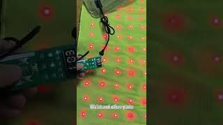 Custom development of red light therapy shawl  #shawl #physiotherapy #circuitboard