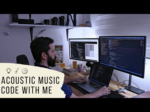 Code / Study With Me - Acoustic Guitar Music 🎶 - [ 25/5 Pomodoros ]