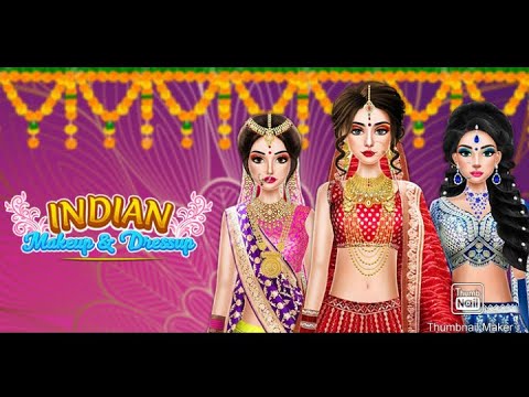 Indian wedding dress up make over game ❤ Try this game ❤❤❤