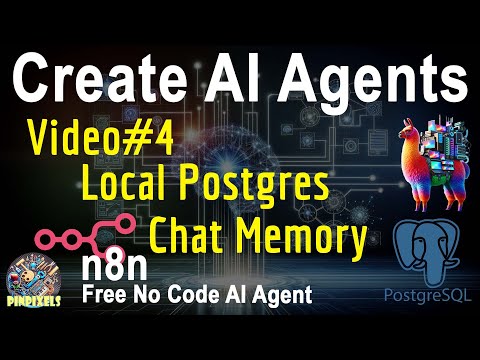 Video#4  #n8n #AI #Agent Local #Postgres #Chat #Memory Setup| #nocodeai #nocode #aiagents #ai