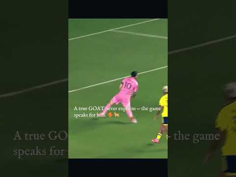 Lionel Messi Header Goal for Inter Miami | Spectacular Messi Goal 😱🐐 #shorts