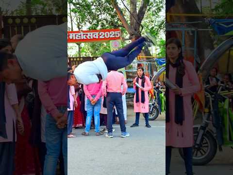ladkiyan toh sach mein impress ho gayi😍mera Flip Dekh kar￼😜#flipjump #flip #shortsyoutube #girls