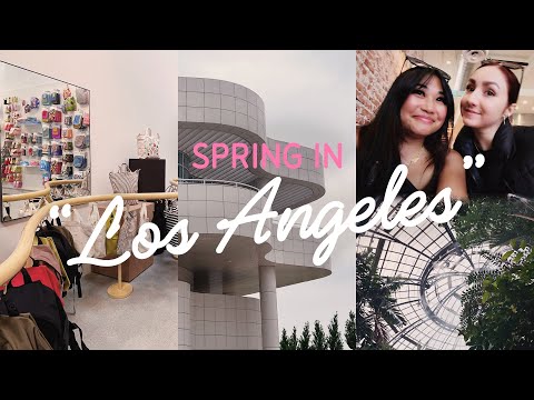 spring days in los angeles 🌞 weekend in my life, spacex tour, the getty, the huntington, what i ate