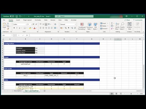 Testing using spreadsheets in RapiTest
