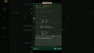 Objects in JS #javascriptinterviewquestions #javascriptengineer #jstutorial #htmltutorial #htmlcss
