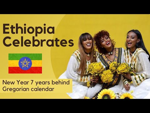 Why Ethiopia is 7 years behind English calendar | Ethiopian calendar celebrates New Year Addis Ababa