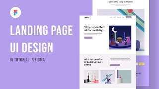 Designing Complete Landing Page From Figma Community Files