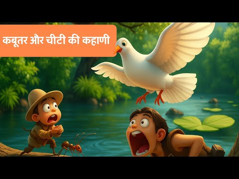कबूतर और चींटी की कहाणी #ai #moralstories #hindistories #pigeon #youtubevideo #trending #cartoon #3d