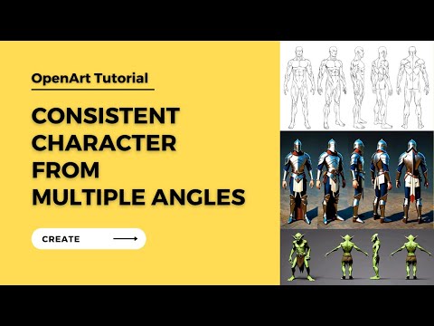 Consistent Character from Multiple Angles with AI (OpenArt Tutorial)