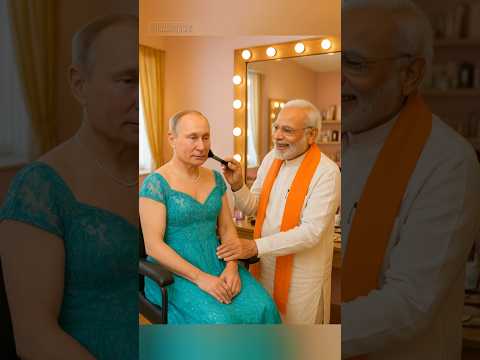 Putin Cries to Modi 😭 | Modi’s Makeover Tricks Trump 🤯 #funny #trump #putin #modi #politicalhumor