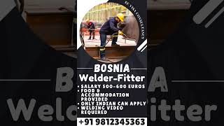 Bosnia hiring Welders #europeanvisa #bosnia #bosnian
