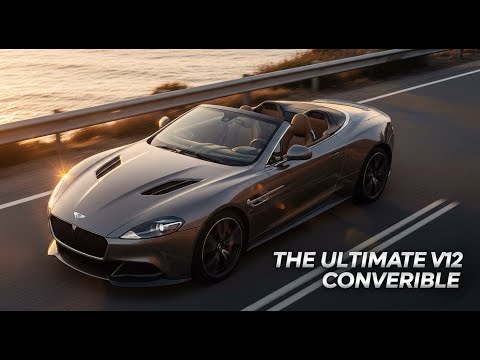 2025 Aston Martin Vanquish Volante – The Ultimate V12 Convertible Experience! | Pure Luxury & Power