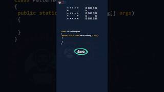 Pattern Program in Java | Print Pattern 6 in less than a minute #shorts #patternshorts