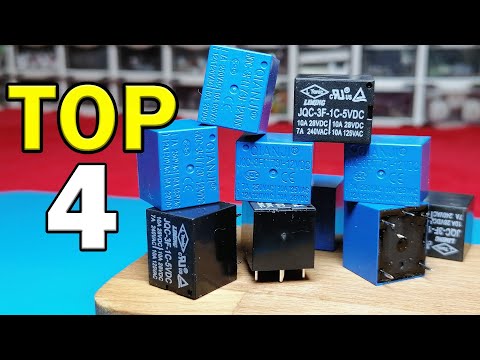 TOP 4 Electronics Projects with Relay | TOP Projects Relay
