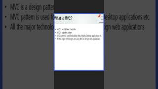 What is MVC