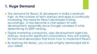 Introduction to React JS Framework
