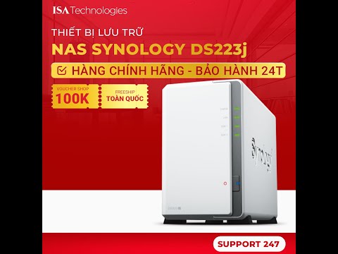 Khám phá NAS Synology DS223j - Giải pháp lưu trữ hoàn hảo cho gia đình và văn phòng nhỏ