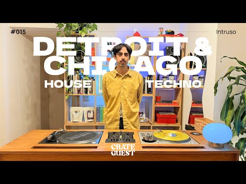 Detroit & Chicago, Hipnotic Deep House & Techno vinyl mix - INTRUSO