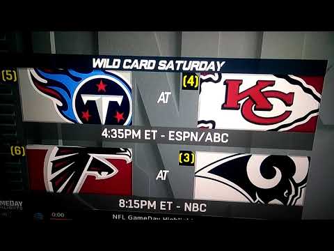 WILD CARD SATURDAY NFC AND AFC WHO WINS!