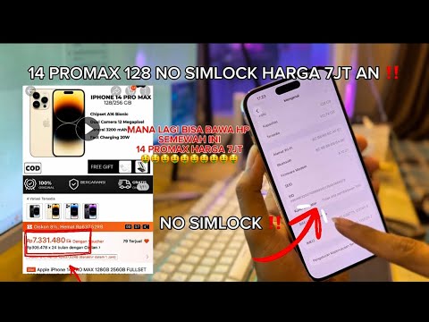REVIEW & UNBOXING IPHONE 14 PROMAX 128 EX INTER SHOPEE HARGA 7JT AN | SIMLOCK BUKAN YAAA???