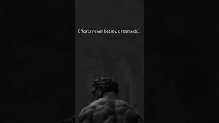 Efforts never betray.@hustlemindset07#motivation ##quotes #stoic #stoicism #shorts#hustlemindset