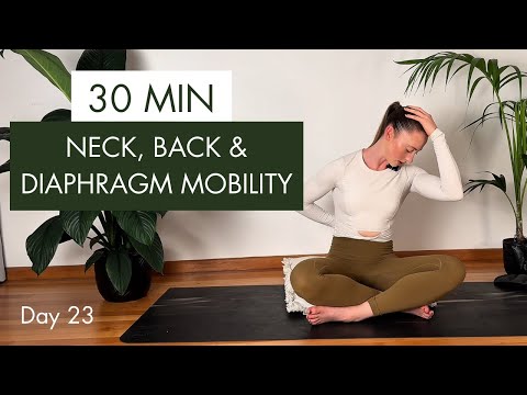 Release Your Diaphragm | 30 Min Physio Guided Neck & Back Mobility for Air Hunger (Day 23) 