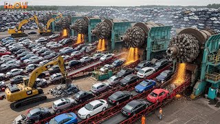 30 Most Insane Shredding & Crushing Machines That Obliterate Everything |  Scrap Processing #33