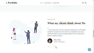Free Portfolio Website Template in HTML and CSS With Source Code || Source Coder || 2022 #html #css