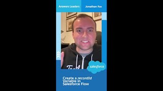 Create a recordId Variable in Salesforce Flow | Salesforce Answers Leaders in 60 Seconds #shorts