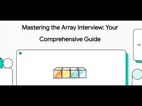 Mastering Arrays in DSA | Complete Guide for Coding Interviews (with Examples)