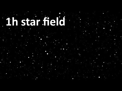 1 Hour Space Flight [Star field]