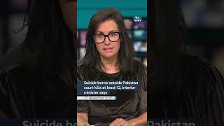 Suicide bomb outside Islamabad court kills at least 12, Pakistan's interior minister says | ITV News