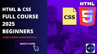 Learn HTML & CSS in 1 Hour – Beginner Web Design Tutorial (2025)