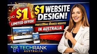 Professional Business Website Starting at Just $1 | TechRank Australia