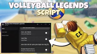 *NEW* VOLLEYBALL LEGENDS SCRIPT [ PASTEBIN 2025 ] KEYLESS
