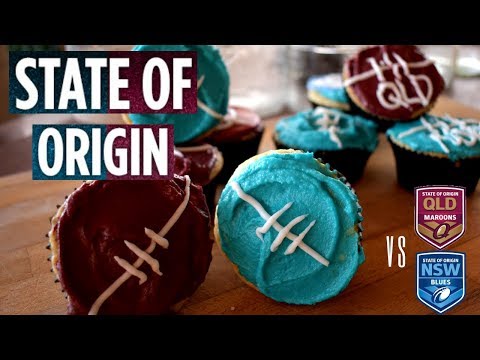 STATE OF ORIGIN CUPCAKES | QLD v NSW | Football NRL