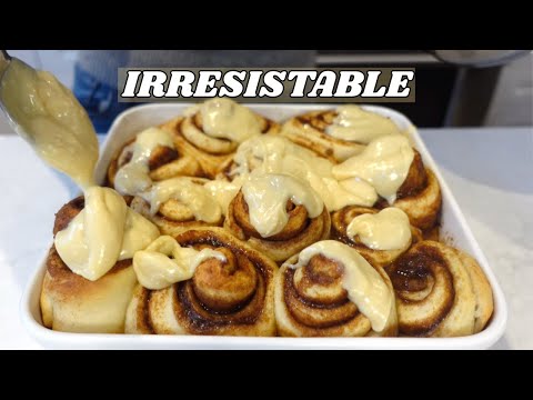Create AMAZINGLY FLUFFY Sourdough Cinnamon Rolls Easily + DELICIOUS Maple Frosting!